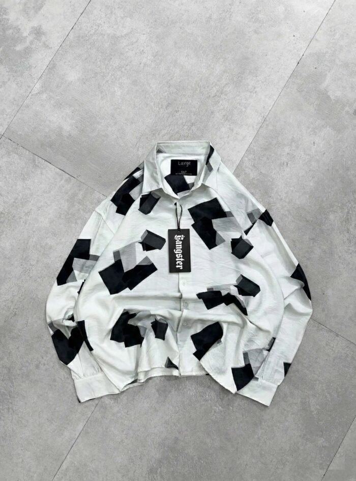 GeoStorm Oversized Shirt-Black 3