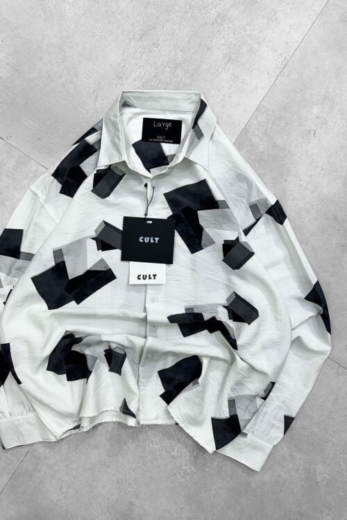 GeoStorm Oversized Shirt-Black2