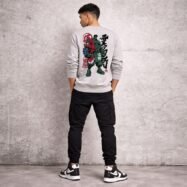 Hulk Back Printed Oversize T-shirt 3