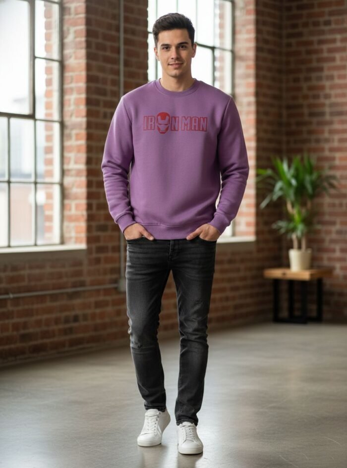 Ironman Back Printed Oversize T-shirt1 Ironman Back Printed Oversize T-shirt1