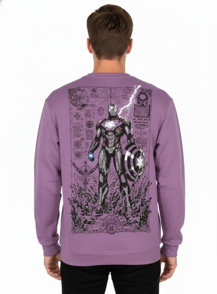 Ironman Back Printed Oversize T-shirt2 Ironman Back Printed Oversize T-shirt2