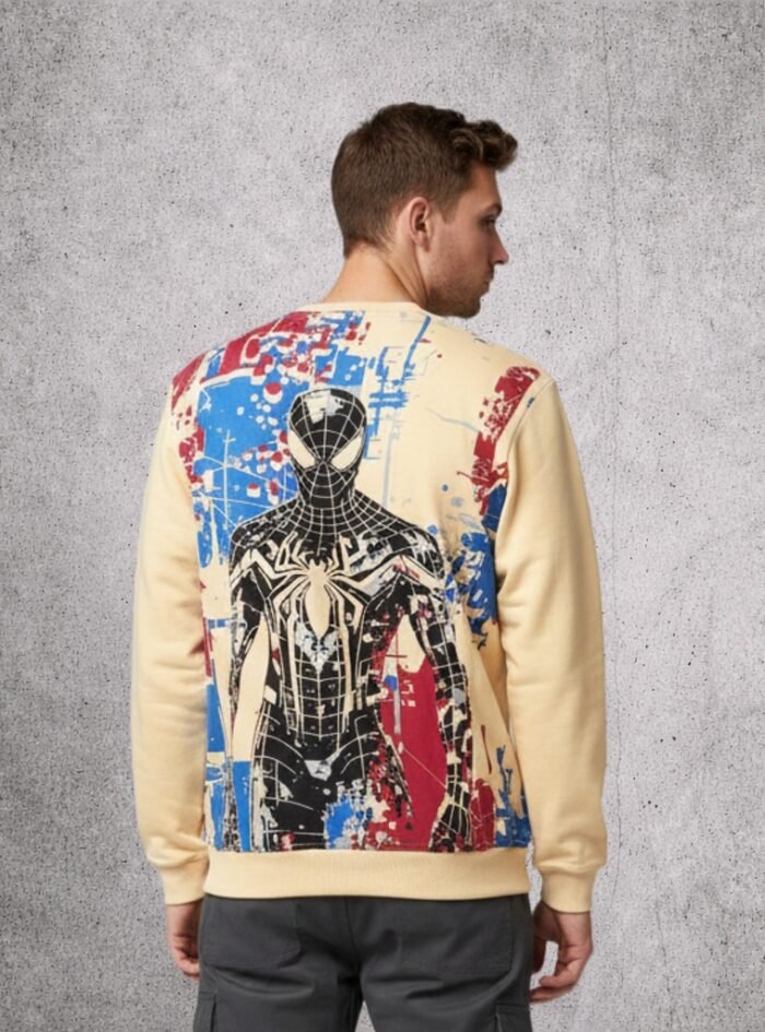 Spiderman Back Printed Oversize T-shirt 1