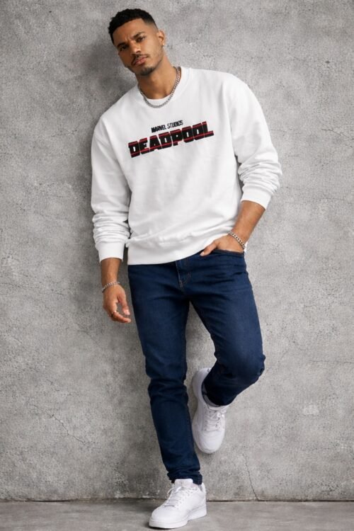 Stylish Deadpool Back Printed Oversize T-shirt