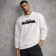 Stylish Deadpool Back Printed Oversize T-shirt 3