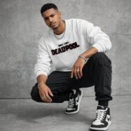 Stylish Deadpool Back Printed Oversize T-shirt 4