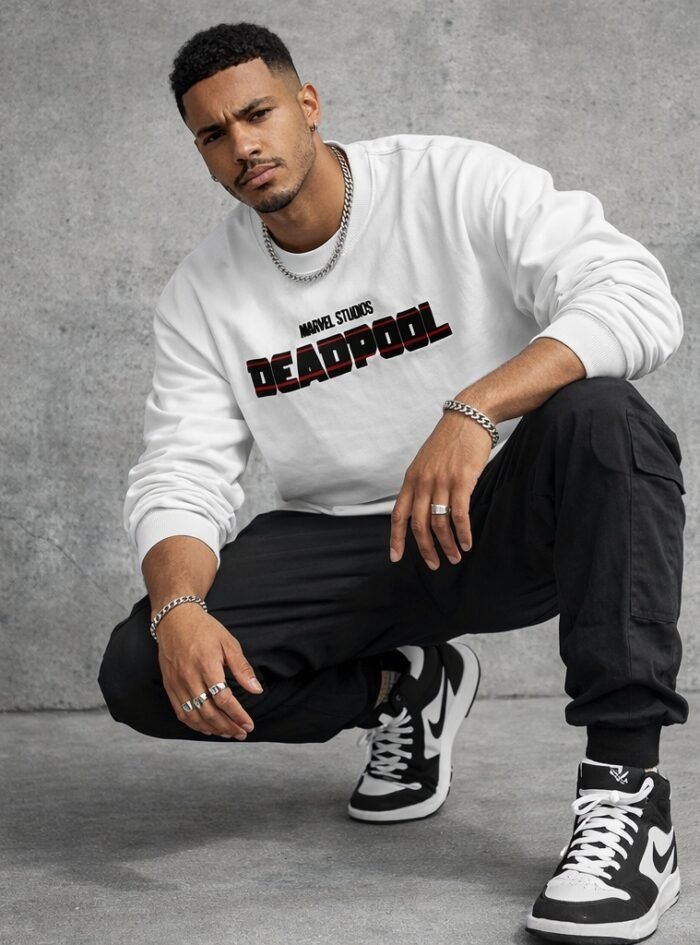 Stylish Deadpool Back Printed Oversize T-shirt 4