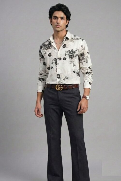 Viscose Printed Stone Shirt