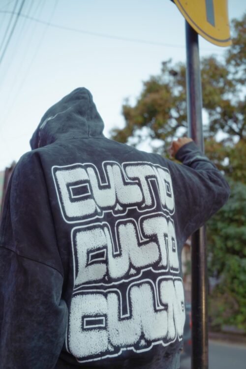 Cultio Back Printed Oversized Hoodie