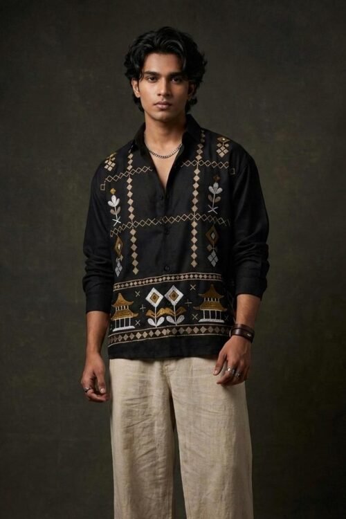 Urban Heritage Embroidered Shirt