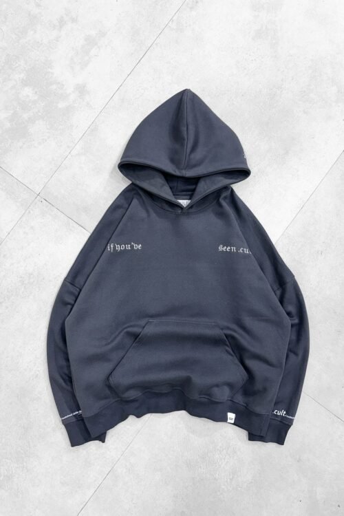 'B' Back Printed Oversized Hoodie