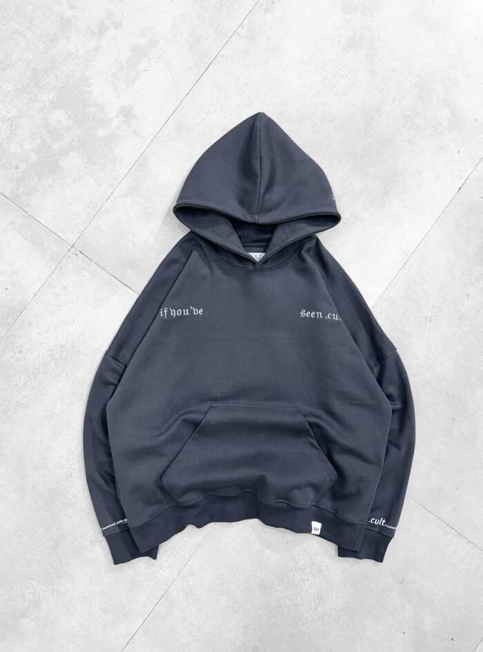 'B' Back Printed Oversized Hoodie - 1