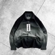 Hope Puff Back Printed With Tie-Dye Dropshoulder Shirt-green1