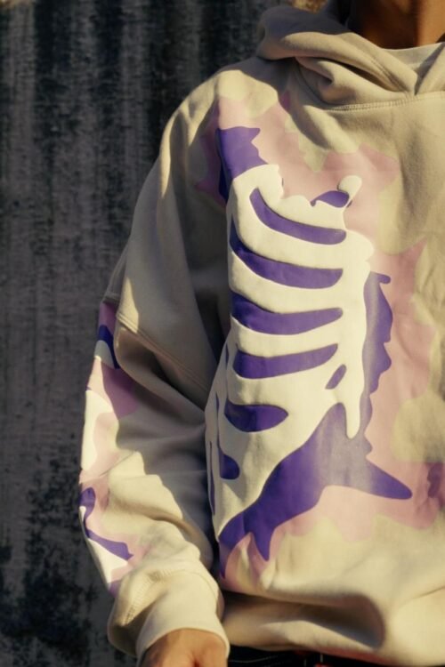 Phantom Bones Nick Oversized Hoodie -Cream2