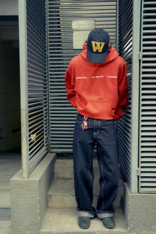 Stop Being An Idiot Back Printed Oversize Hoodie