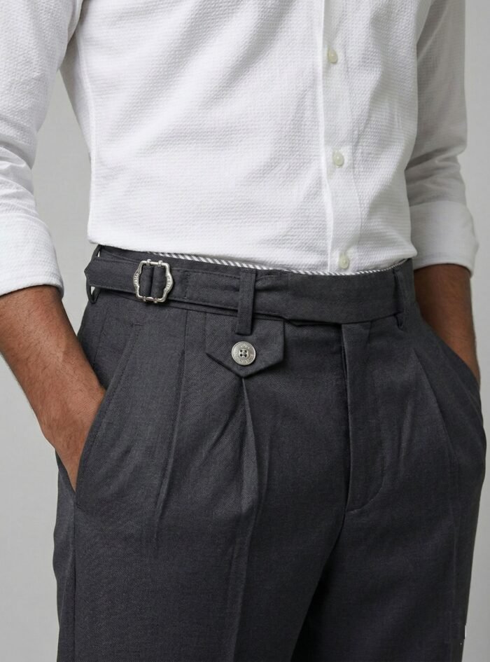 Vintage Elite Pleated Gurkha Pants-grey3 Vintage Elite Pleated Gurkha Pants-grey3