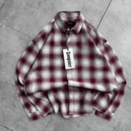 IF CULT Back Printed Relaxed Fit Shirt-Red1