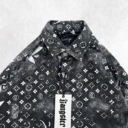 Louis Vuitton Washed Effect All-Over Print Drop-Shoulder Shirt - 1