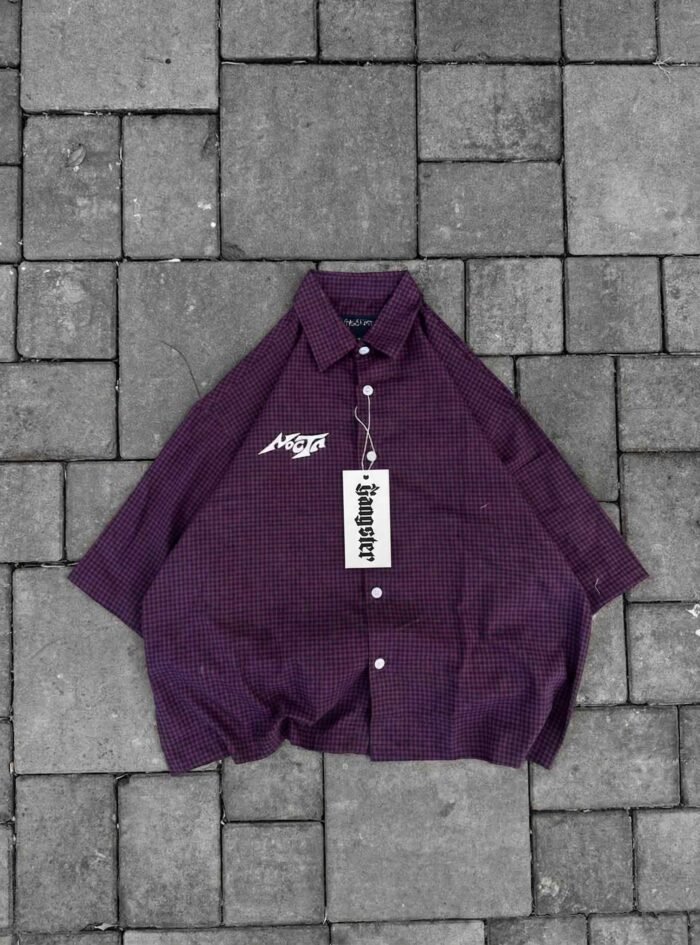 Nocta Logo Sketch Backprint Shirt-purple1