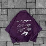 Nocta Logo Sketch Backprint Shirt-purple2