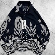 Retro Tribal Street Shirt-black2