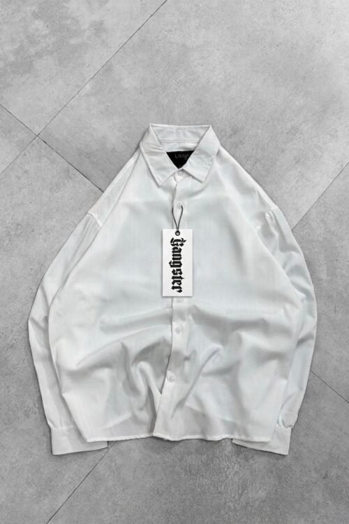 "By Artists For Artists" Back Printed Oversize Shirt