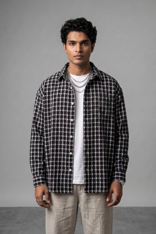"Out Of Stock" Oversized Plaid Shirt