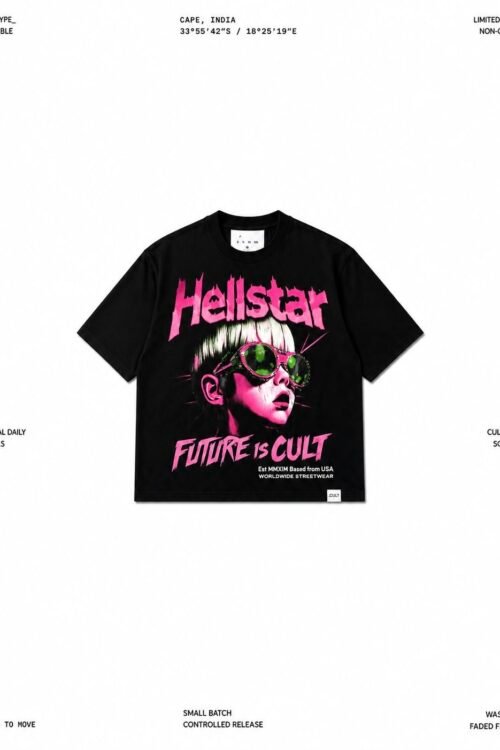 Hellstar Anime Girl Graphic Oversize T-shirt