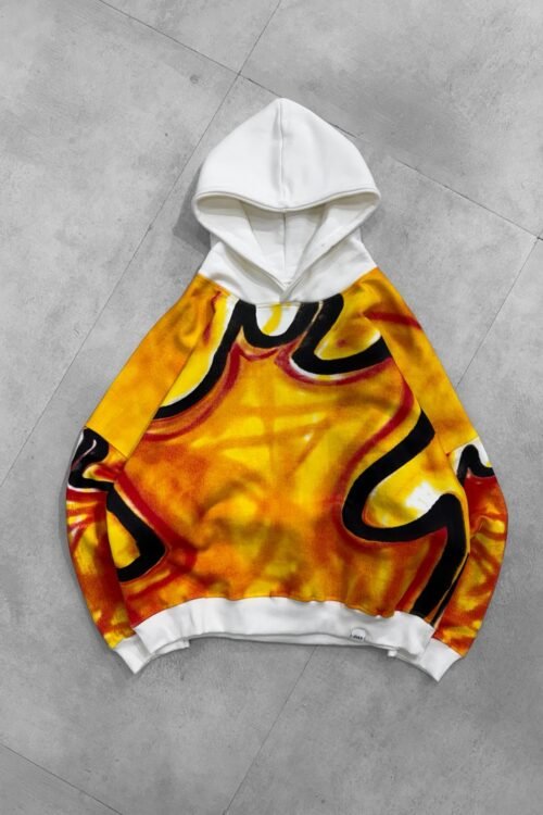 Inferno Script Oversized Hoodie