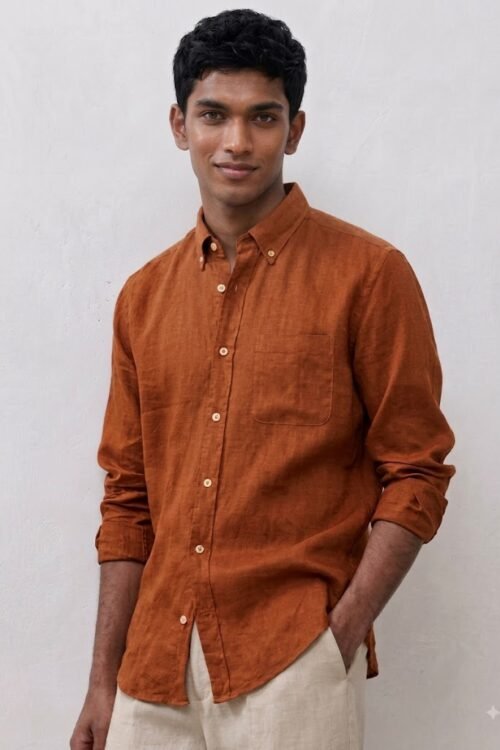 The Heritage Linen Button-Down