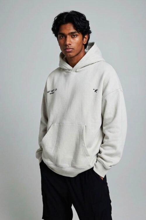 DEPT FRONT EMBROIDERY OVERSIZED HOODIES