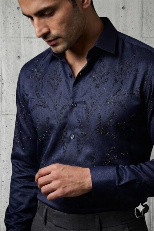 Obsidian Nightbloom Twill Shirt