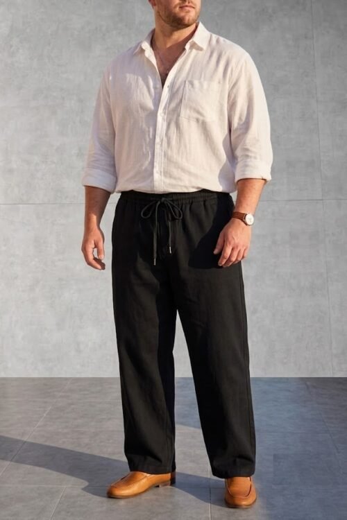 The Zephyr Plus-Size Linen Pant