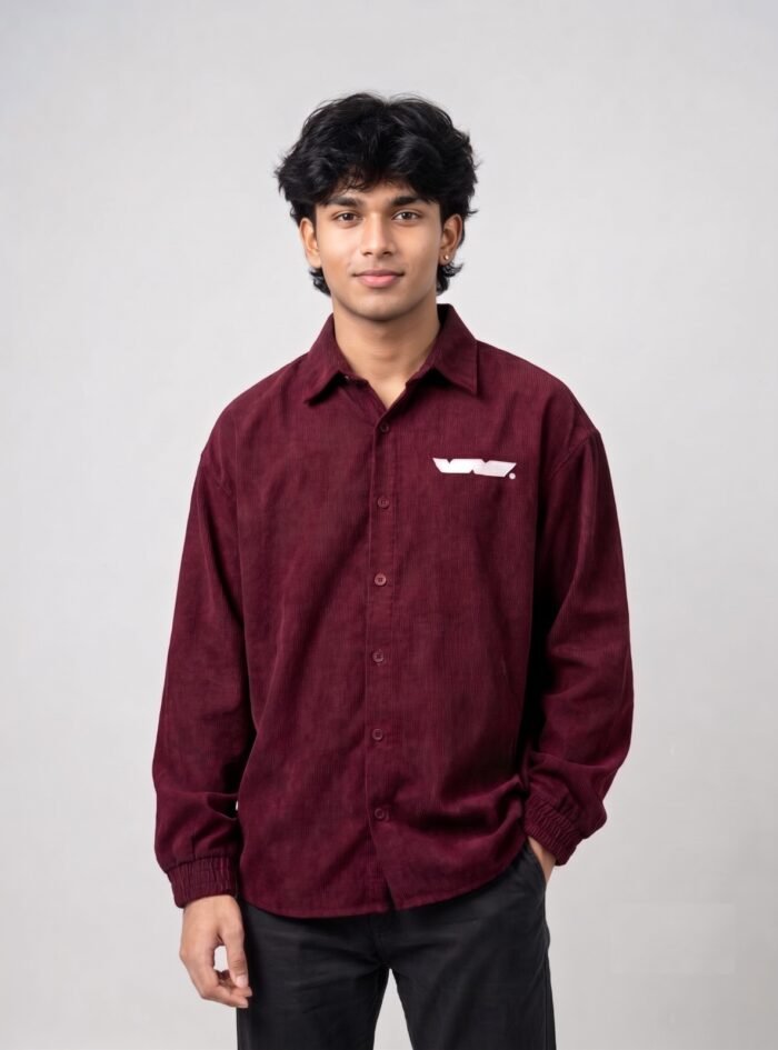 deep maroon